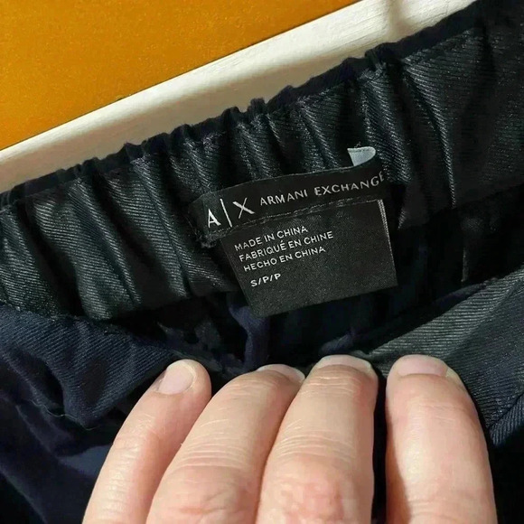 ARMANI EXCHANGE navy woman pant size S - Picture 2 of 7